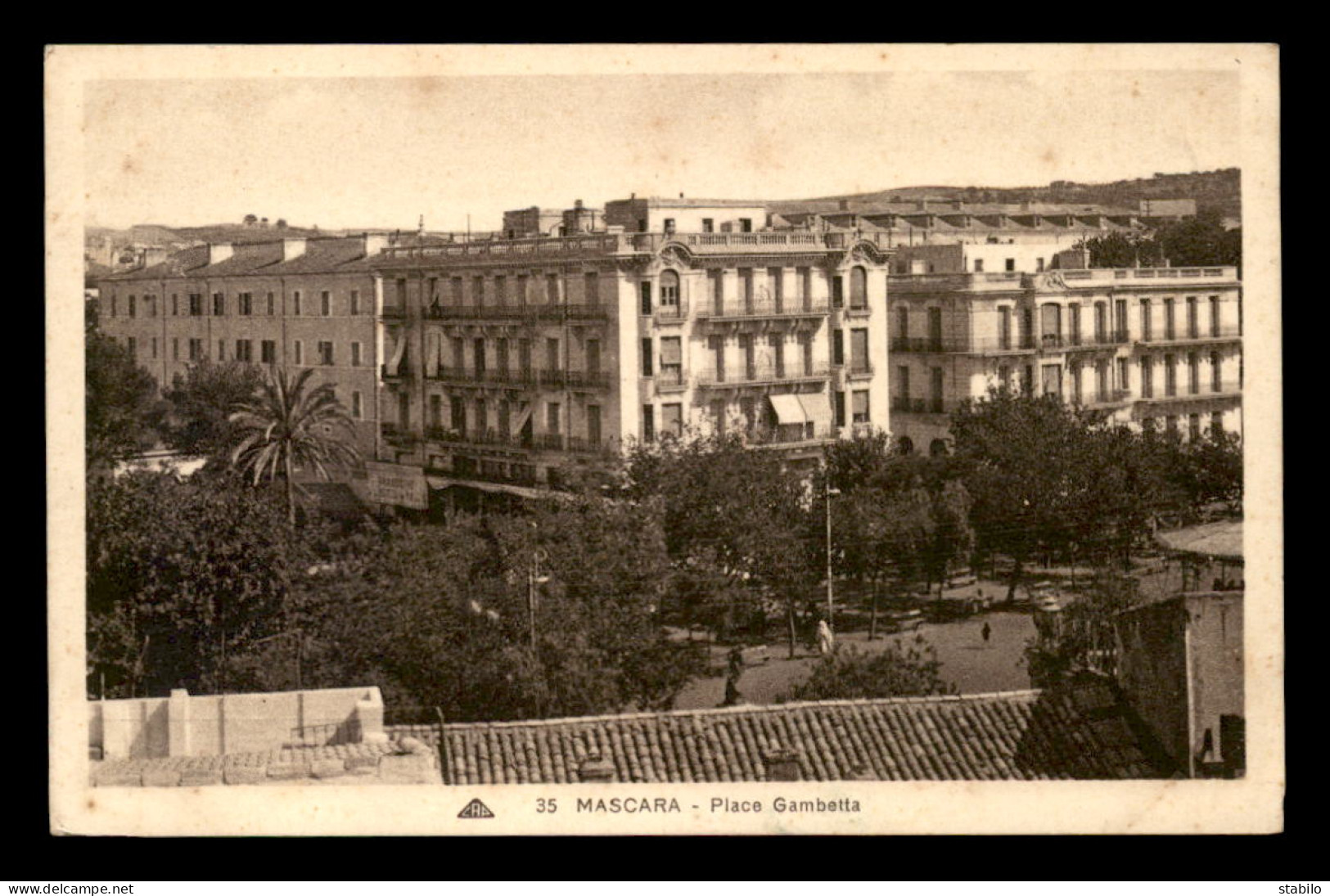 ALGERIE - MASCARA - PLACE GAMBETTA - Autres & Non Classés