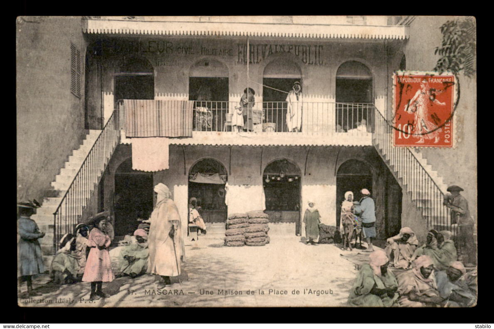 ALGERIE - MASCARA - UNE MAISON DE LA PLACE DE L'ARGOUB - Autres & Non Classés