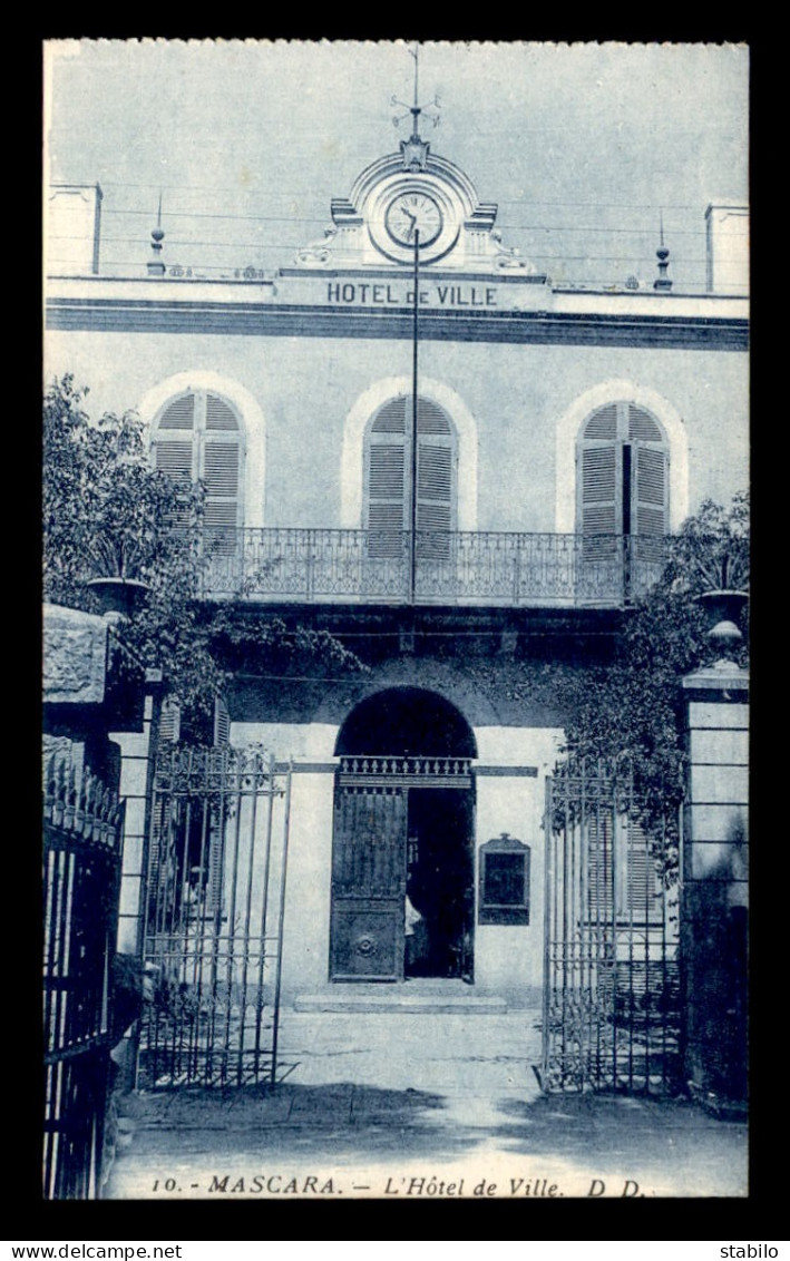 ALGERIE - MASCARA - L'HOTEL DE VILLE - Autres & Non Classés