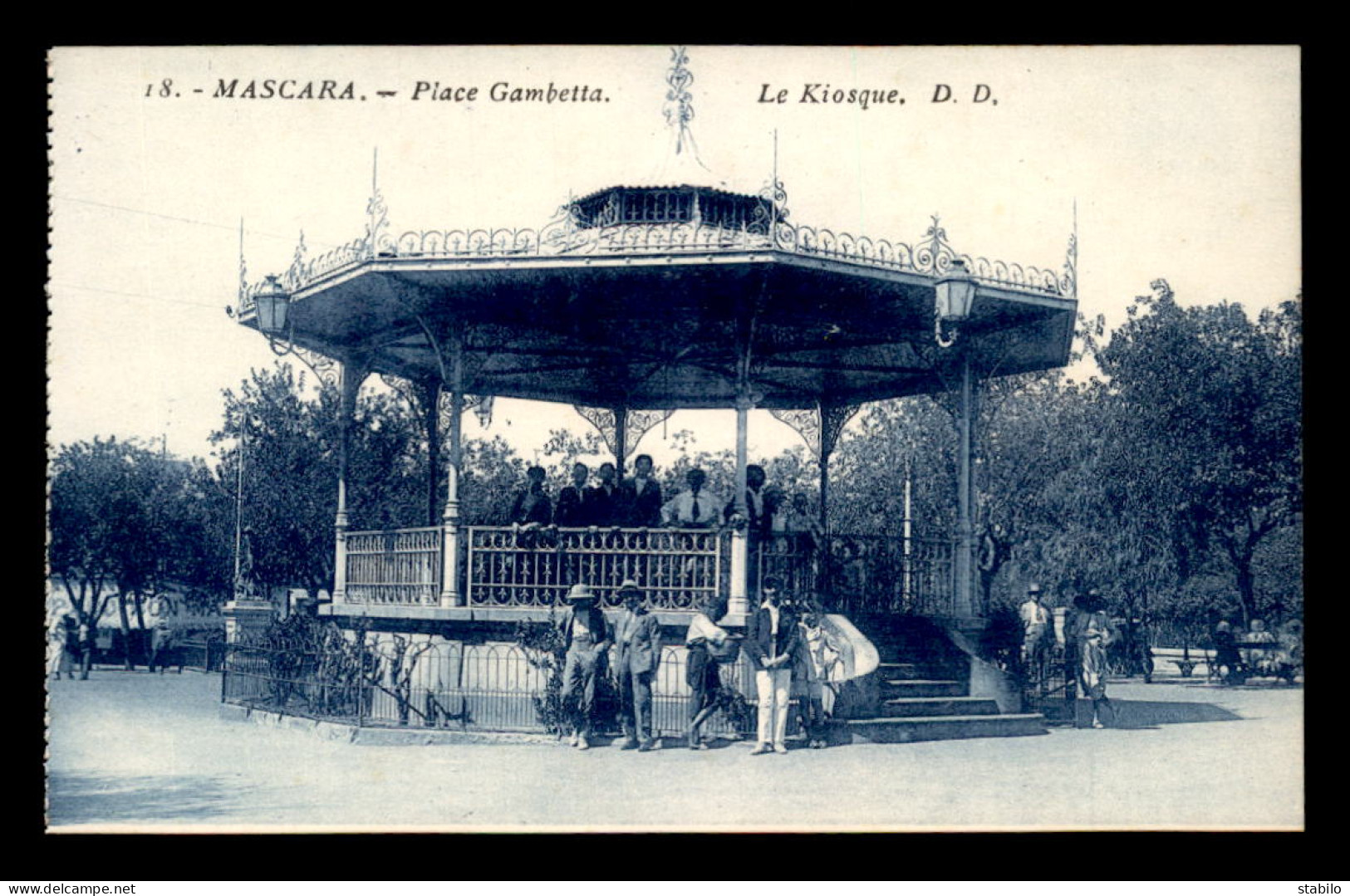 ALGERIE - MASCARA - LE KIOSQUE PLACE GAMBETTA - Autres & Non Classés