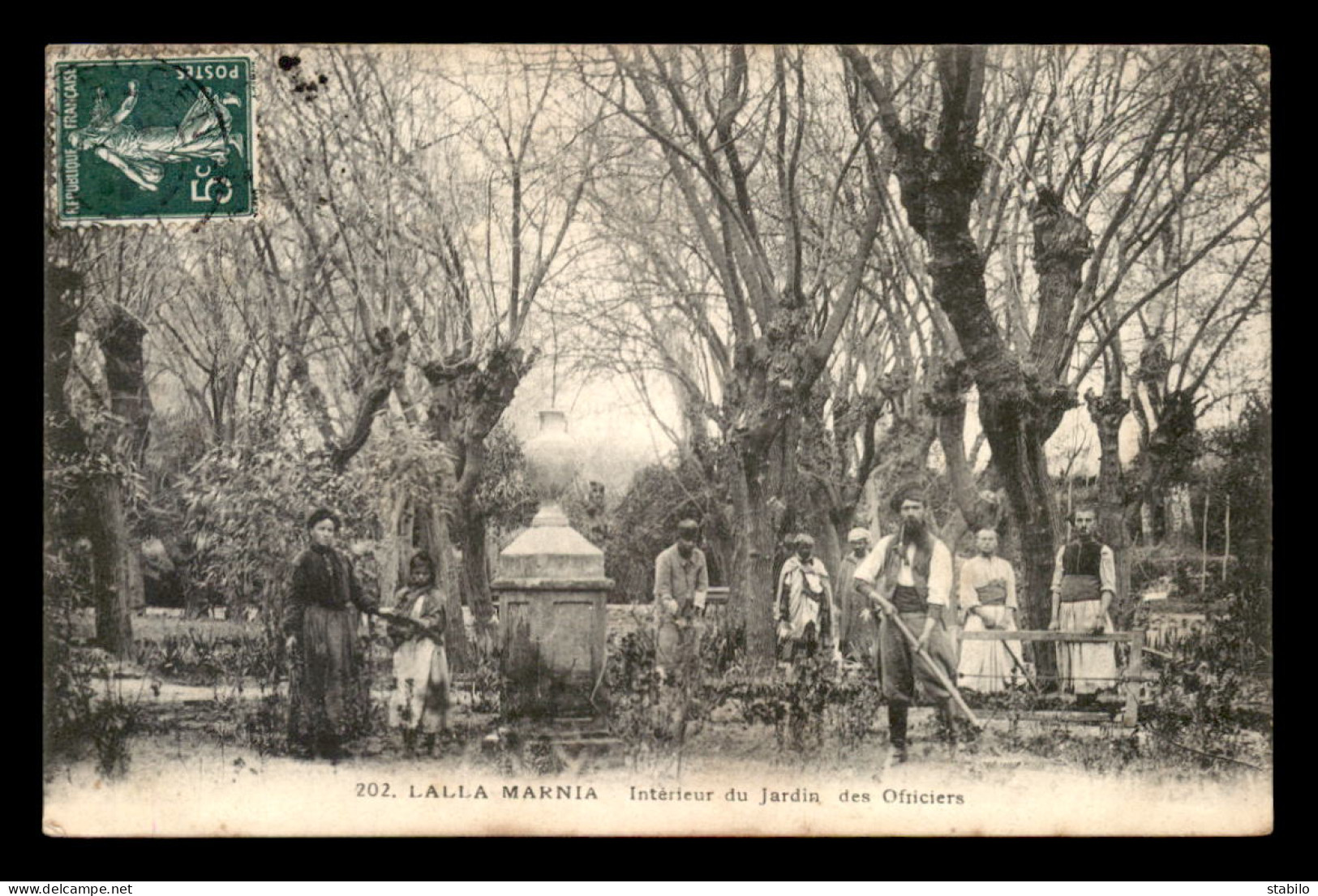 ALGERIE - LALLA-MARNIA - INTERIEUR DU JARDIN DES OFFICIERS - Autres & Non Classés