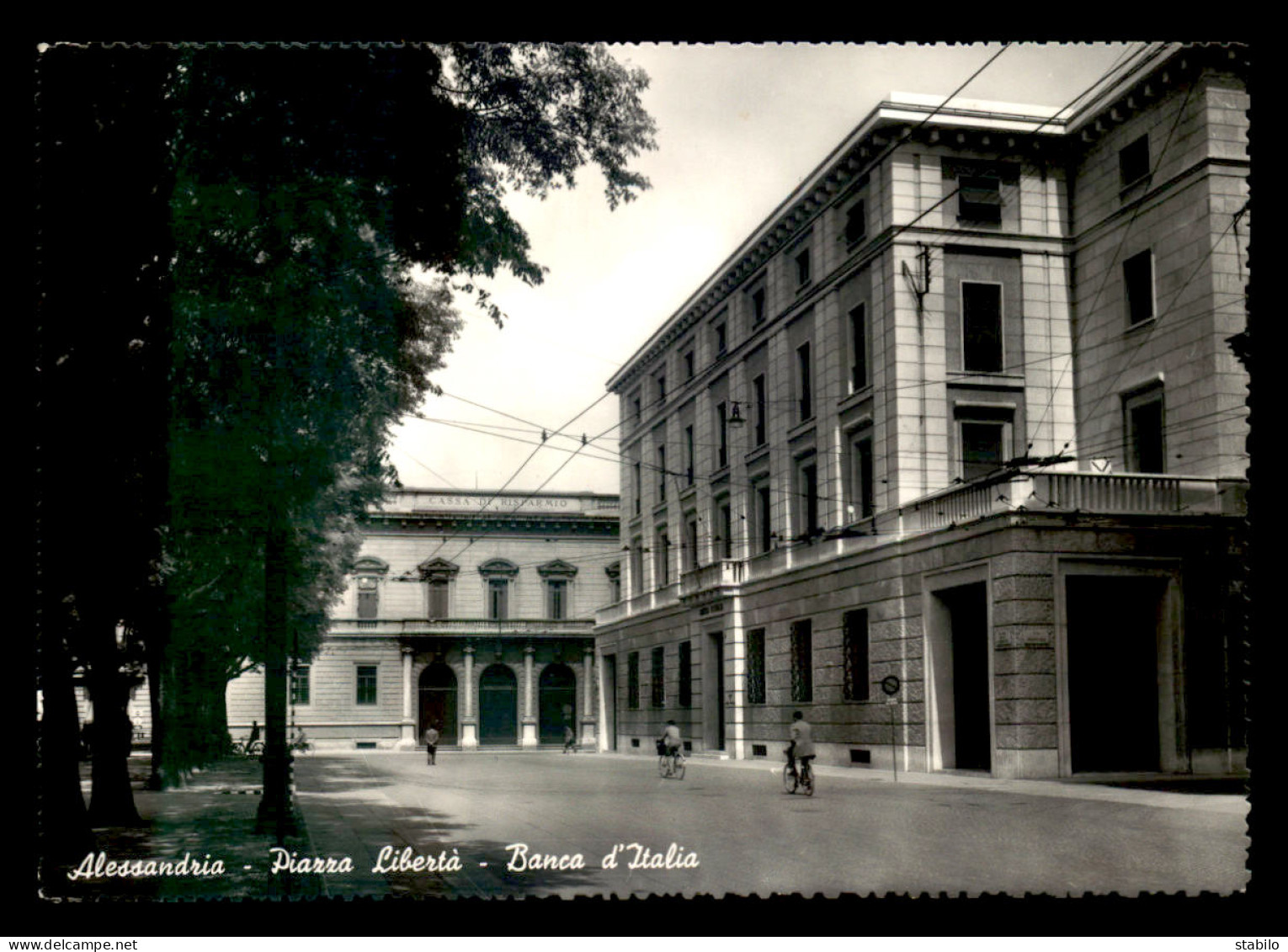 ITALIE - ALESSANDRIA - PIAZZA LIBERTA - BANCA D'ITALIA - Alessandria