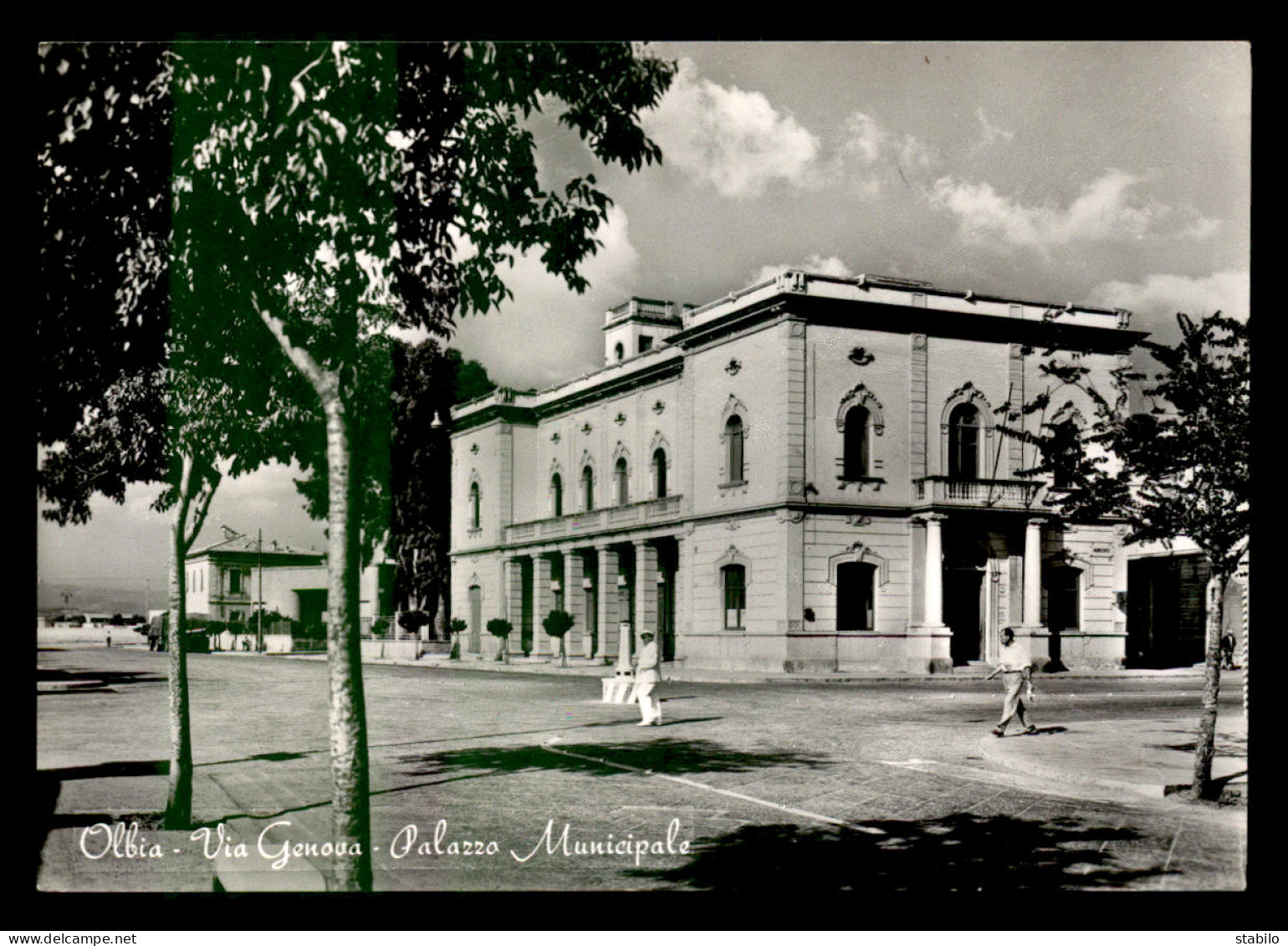 ITALIE - OLBIA - VIA GENOVA - PALAZZO MUNICIPALE - Olbia