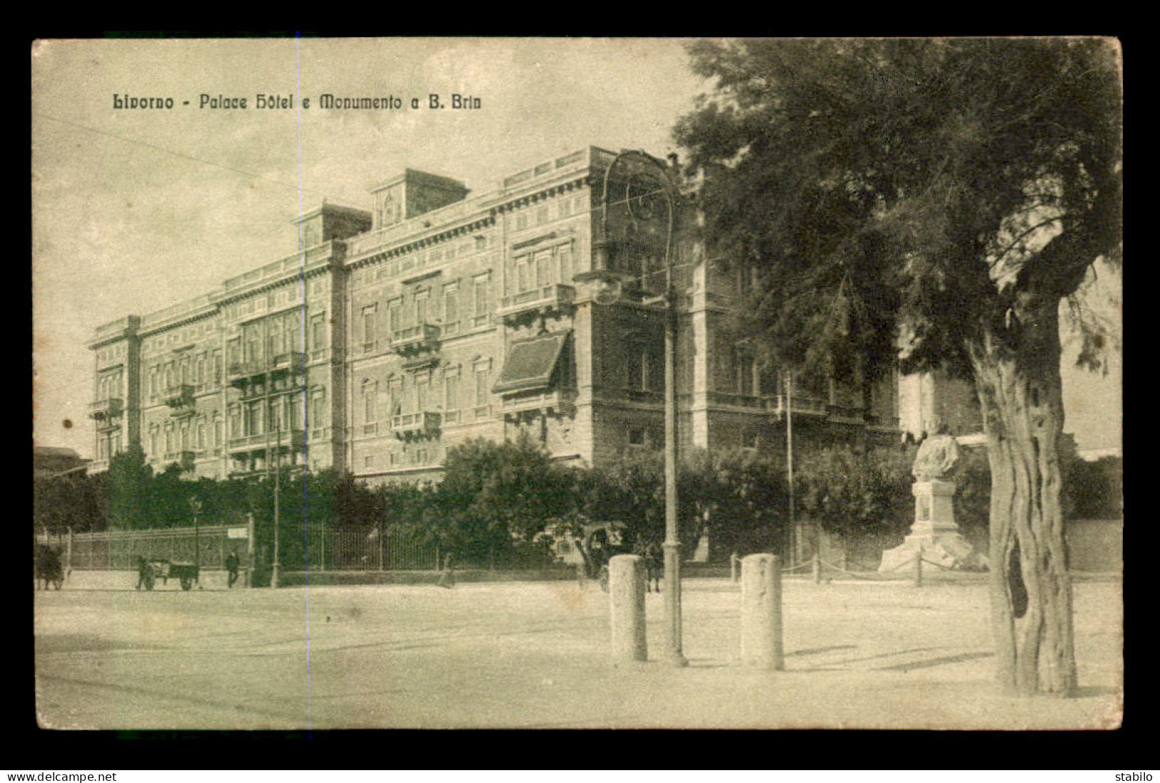 ITALIE - LIVORNO - PALACE HOTEL E MONUMENTO A B. BRIO - Livorno