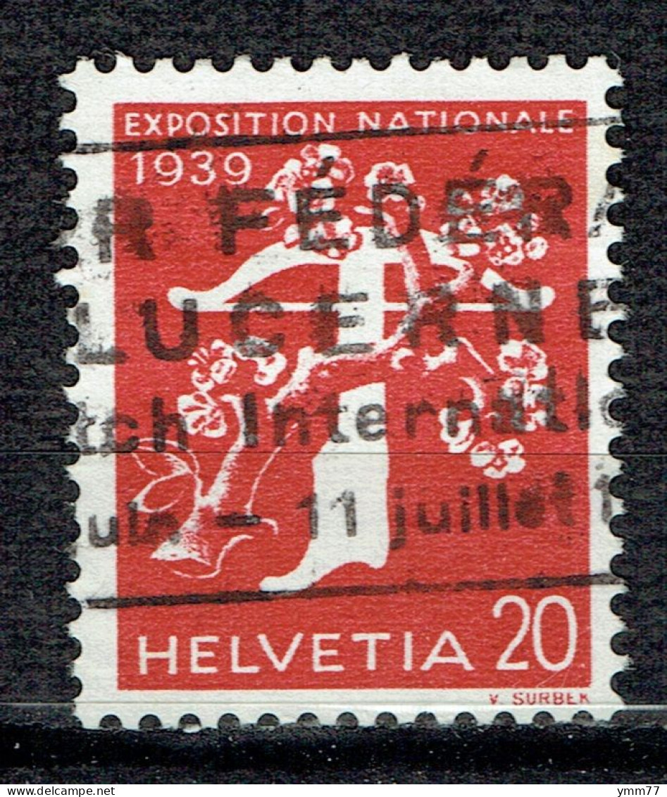 Ouverture De L'exposition De Zurich (en Français) - Used Stamps