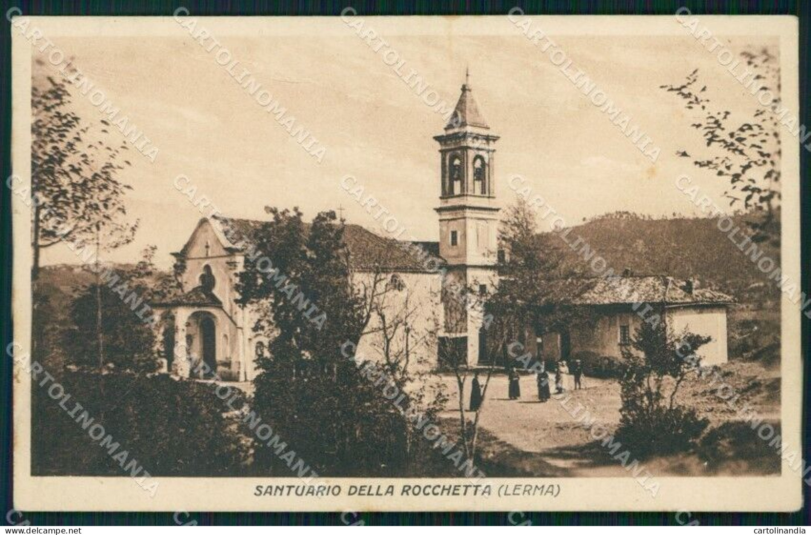 Alessandria Lerma Santuario Della Rocchetta Cartolina VK4190 - Alessandria