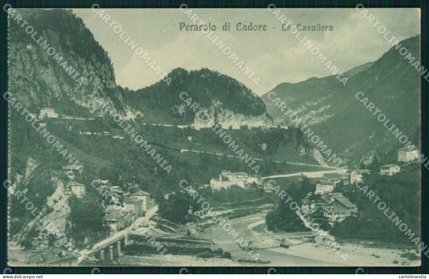 Belluno Perarolo Di Cadore La Cavallera Cartolina VK4381 - Belluno