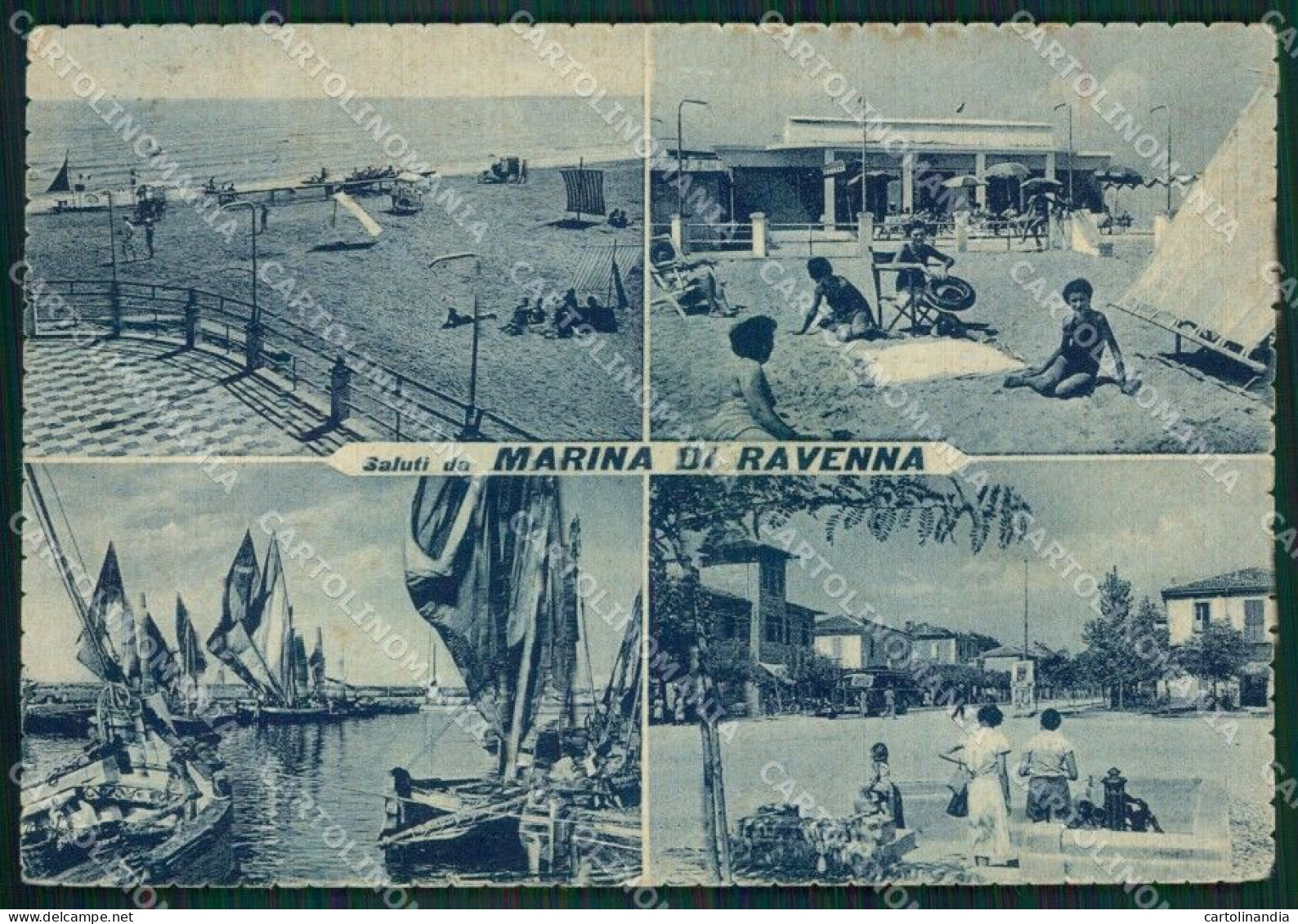 Ravenna Marina Di Saluti Da FG Cartolina ZK3793 - Ravenna