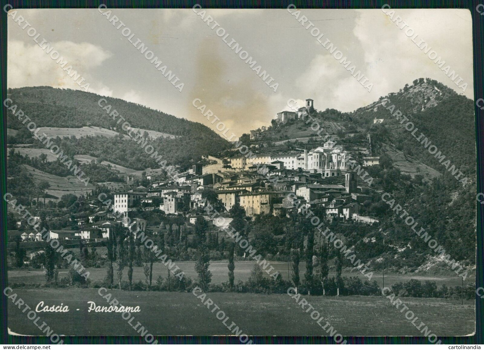 Perugia Cascia MACCHIA ABRASA FG Foto Cartolina KB4944 - Perugia