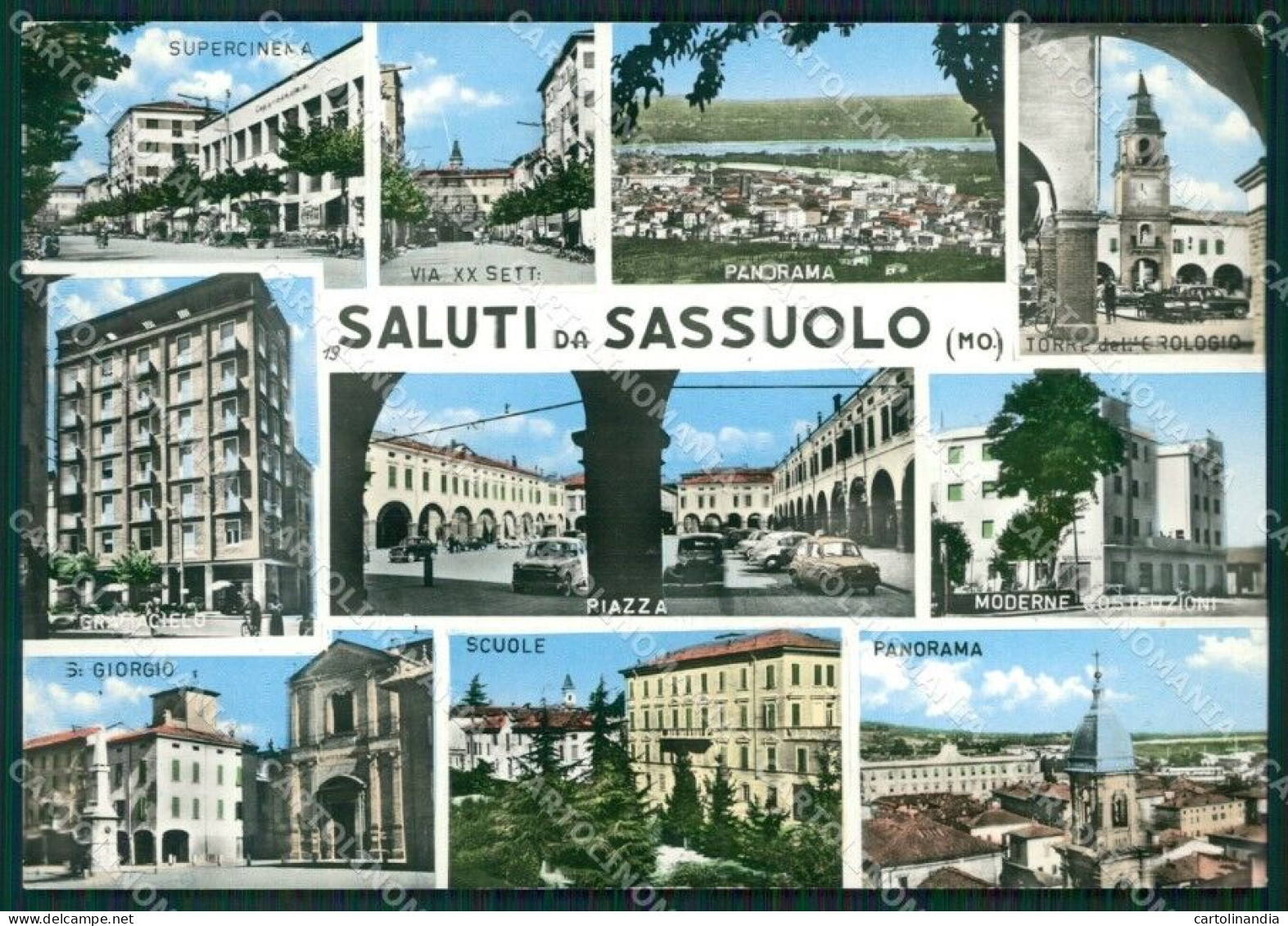 Modena Sassuolo Saluti Da Foto FG Cartolina ZK5901 - Modena