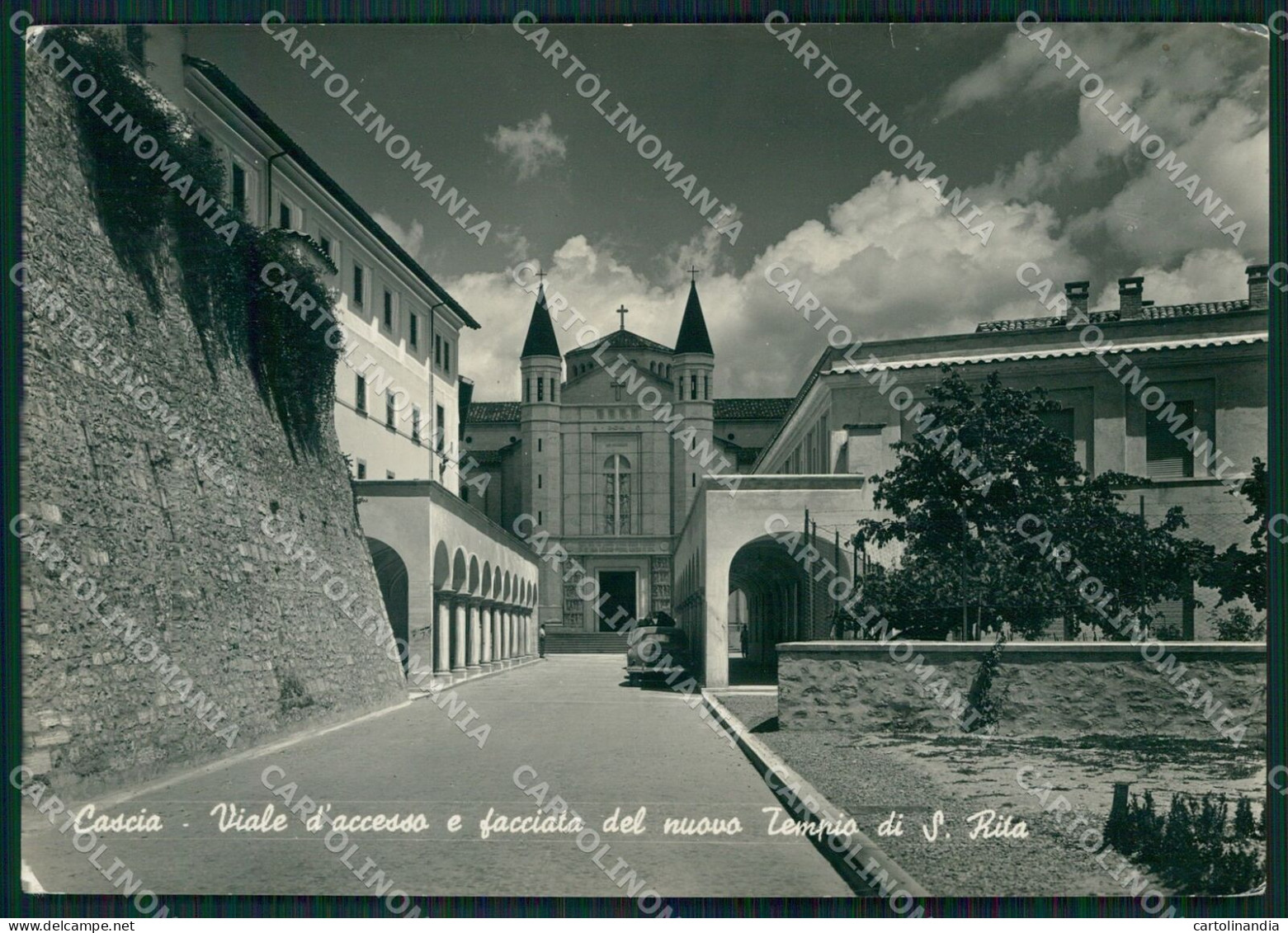 Perugia Cascia Tempio Santa Rita FG Foto Cartolina KB4947 - Perugia