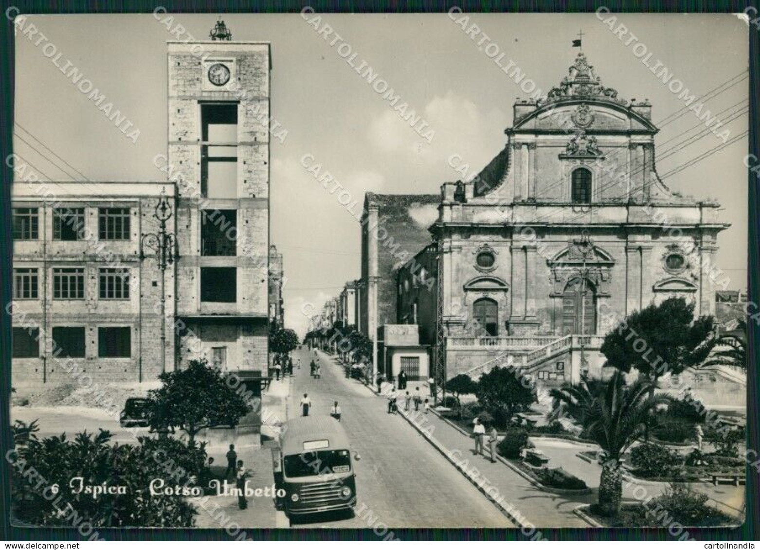 Ragusa Ispica Corriera Foto FG Cartolina ZKM7885 - Ragusa