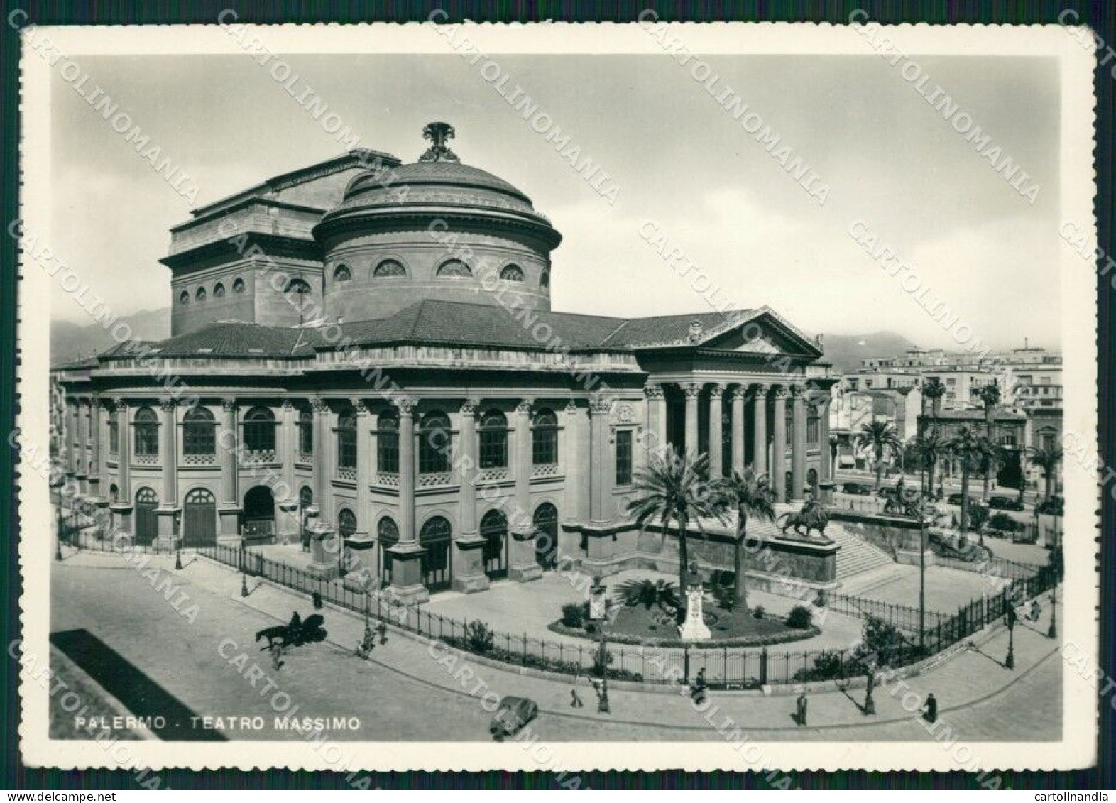 Palermo Città Teatro Massimo Bellini Foto FG Cartolina ZK1200 - Palermo