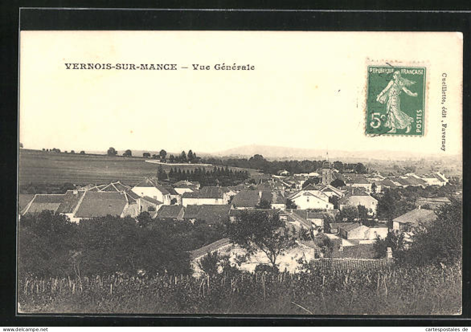 CPA Vernois-sur-Mance, Vue Gènèrale  - Other & Unclassified