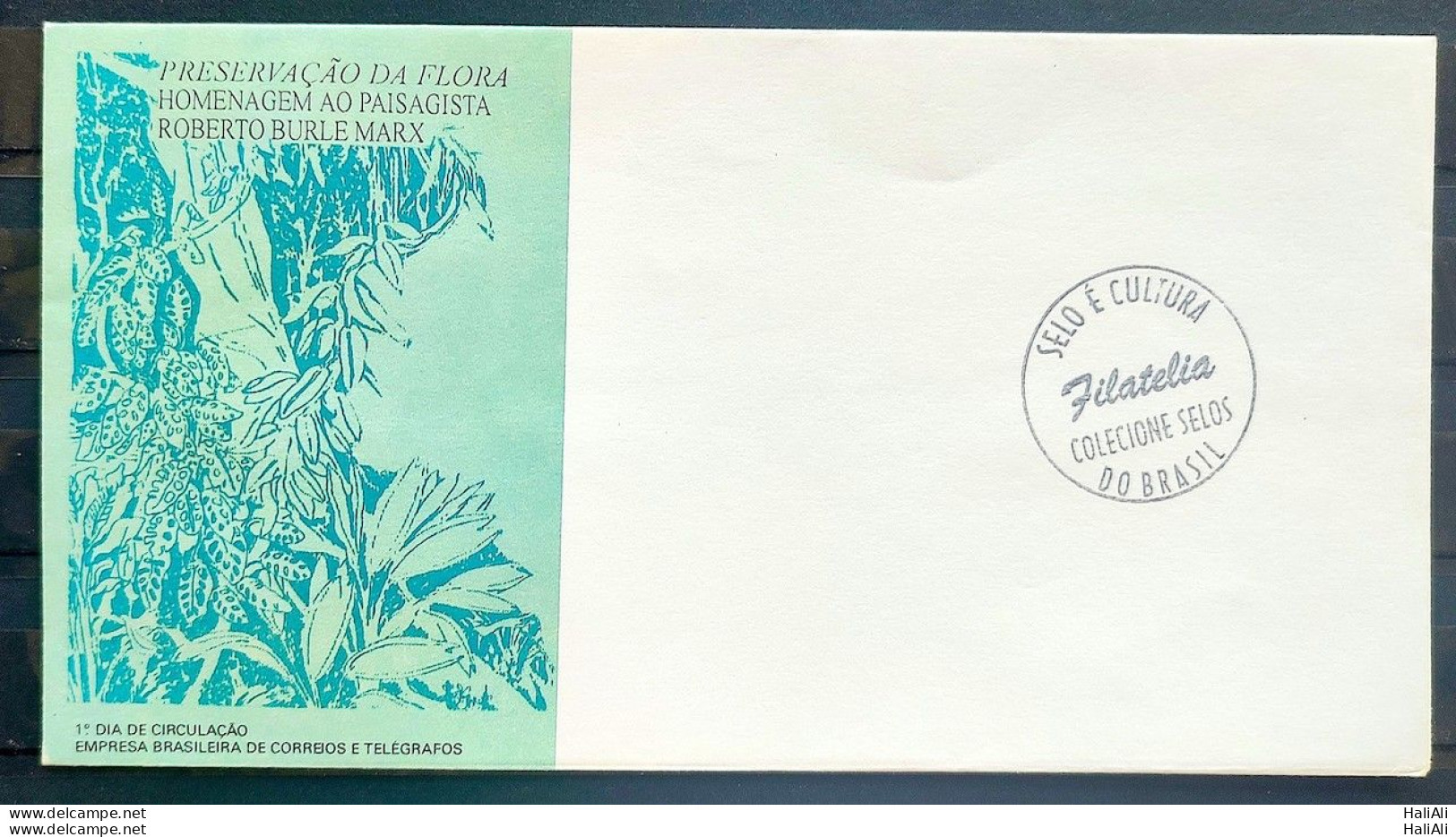 Envelope FDC 651 1995 Burle Marx Flora 2 - FDC