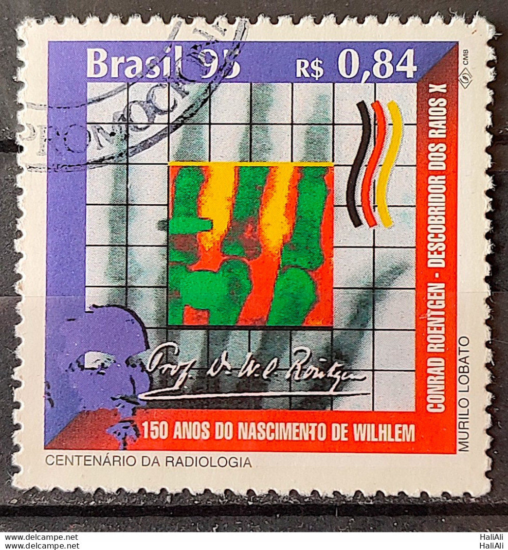 C 1967 Brazil Stamp 100 Years Of Radiology X-ray Science Health 1995 Circulated 1 - Oblitérés