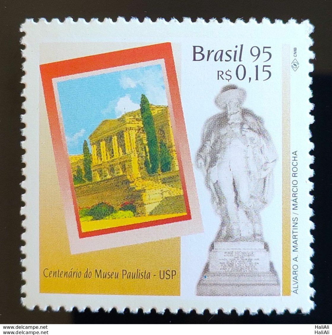 C 1959 Brazil Stamp Museu Paulista Arte USP 1995 Art Education - Ungebraucht