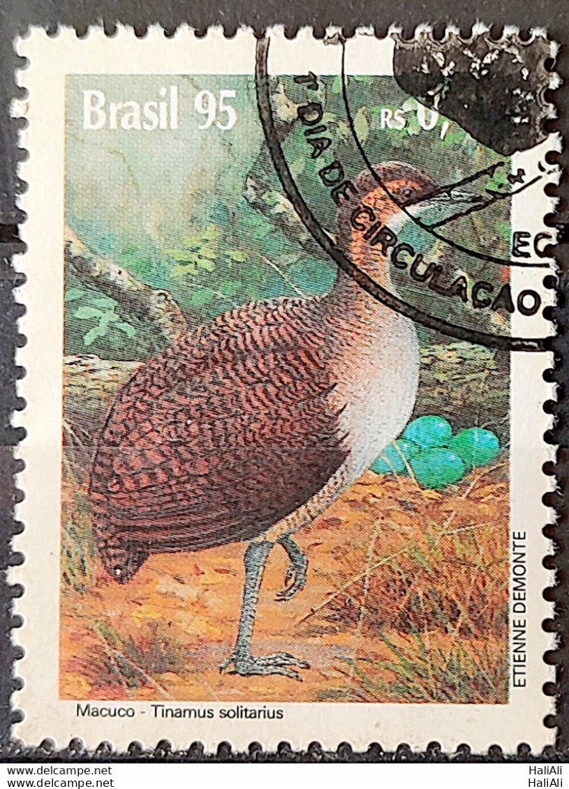 C 1943 Brazil Stamp Fauna Preservation Macuco 1995 Circulated 2 - Usati