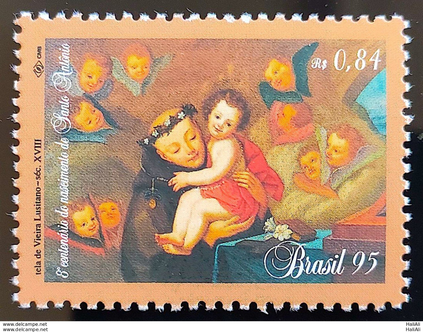 C 1947 Brazil Stamp Santo Antônio Religion Angel 1995 - Ungebraucht