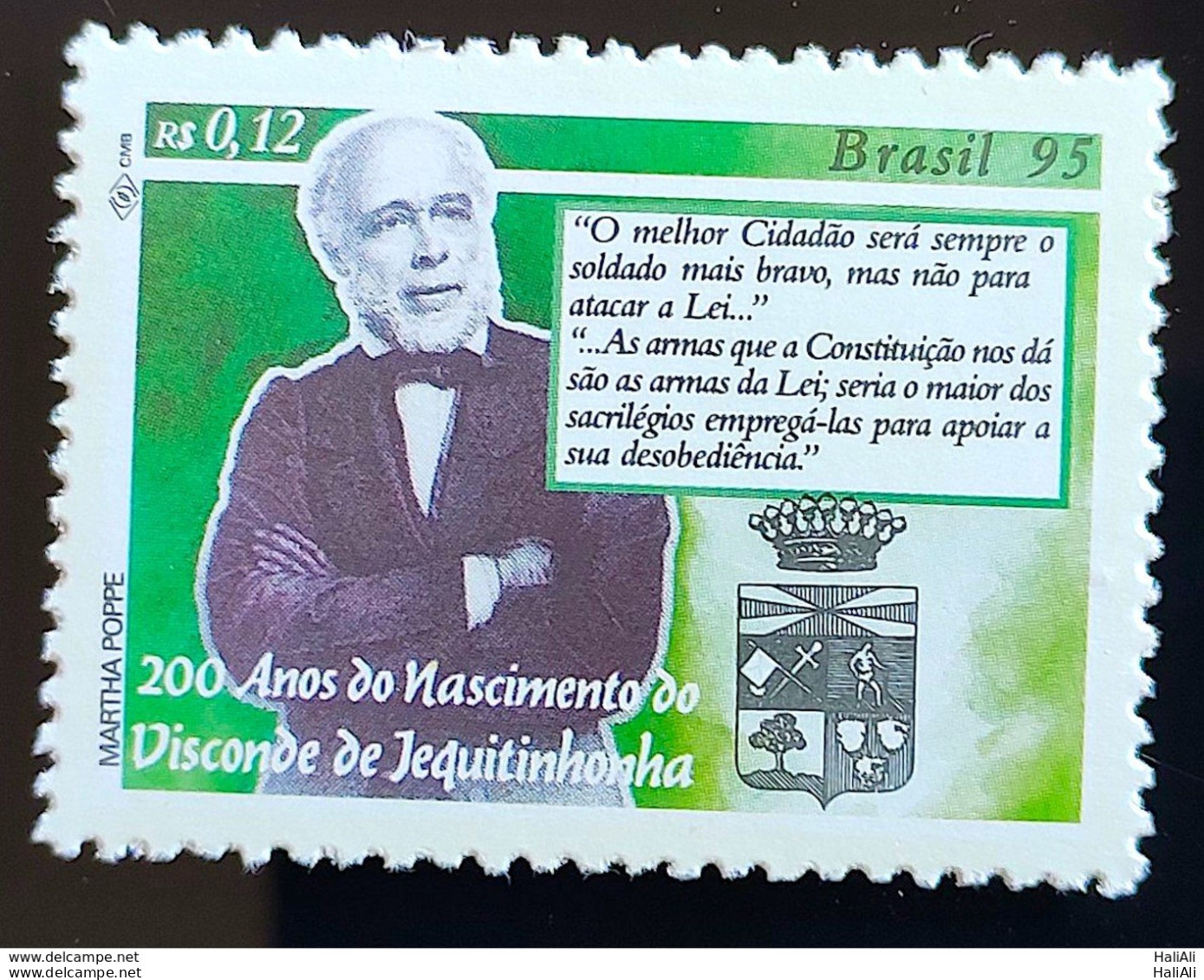 C 1939 Brazil Stamp Viscount Of Jequitinhonha Politician Lawyer 1995 - Ungebraucht