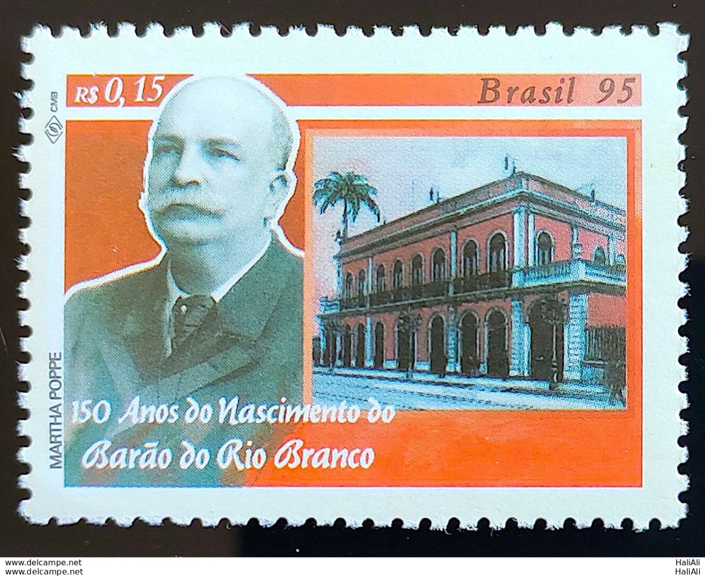 C 1940 Brazil Stamp Barão Do Rio Branco Diplomat 1995 - Ungebraucht