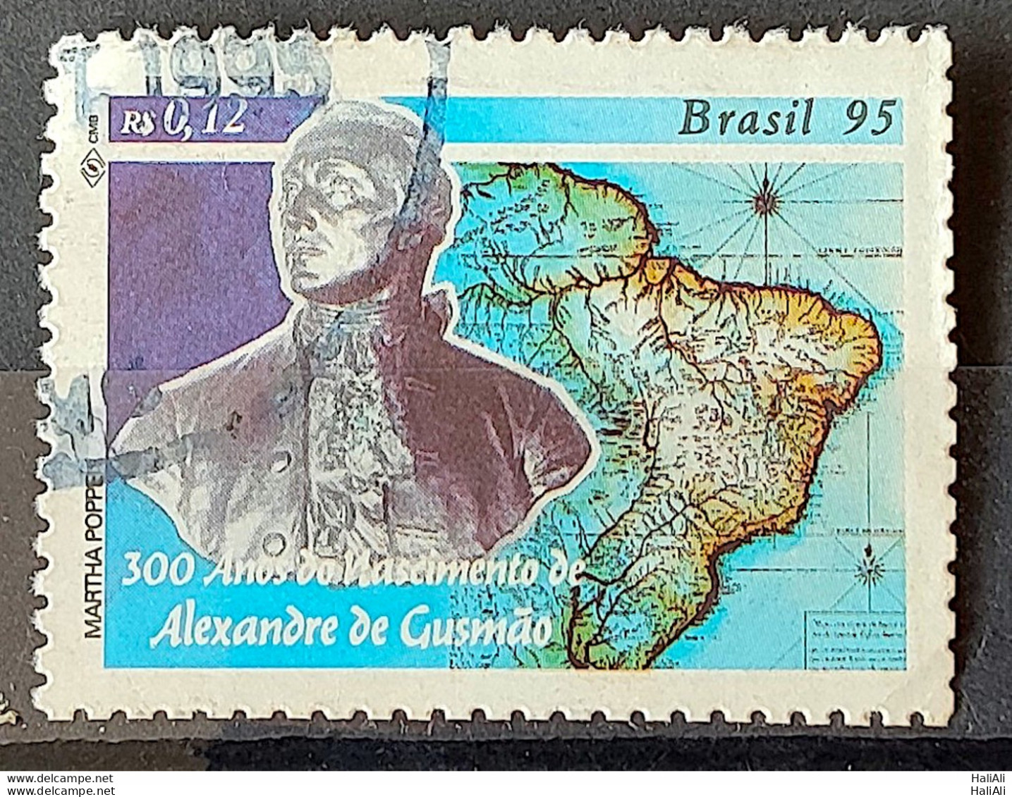 C 1938 Brazil Stamp Alexandre De Gusmao Diplomacy 1995 Circulated 9 - Gebruikt