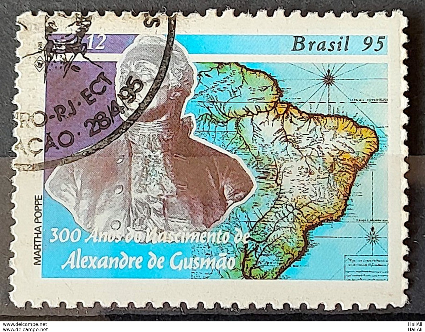 C 1938 Brazil Stamp Alexandre De Gusmao Diplomacy 1995 Circulated 8 - Usados