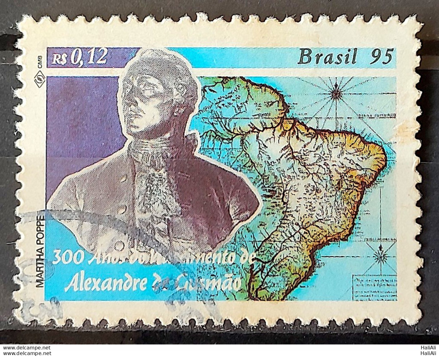 C 1938 Brazil Stamp Alexandre De Gusmao Diplomacy 1995 Circulated 11 - Usati