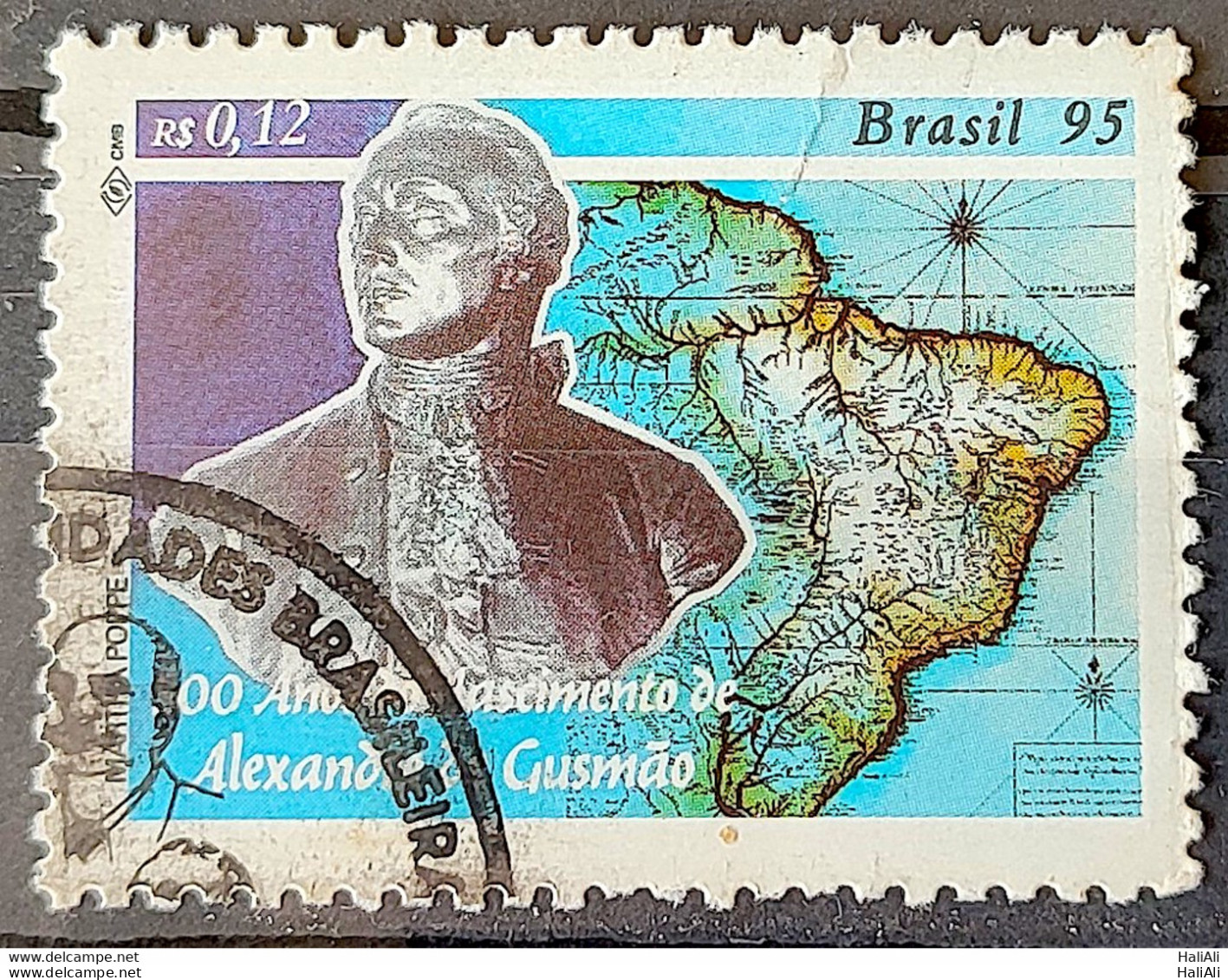 C 1938 Brazil Stamp Alexandre De Gusmao Diplomacy 1995 Circulated 10 - Usati