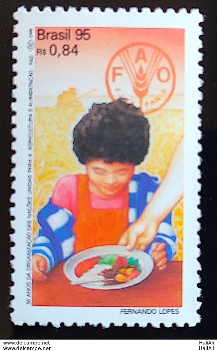 C 1937 Brazil Stamp UN Food And Agriculture Child 1995 - Nuovi