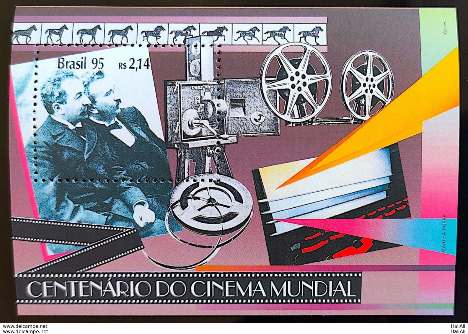 B 99 Brazil Stamp World Cinema Film 1995 - Nuevos