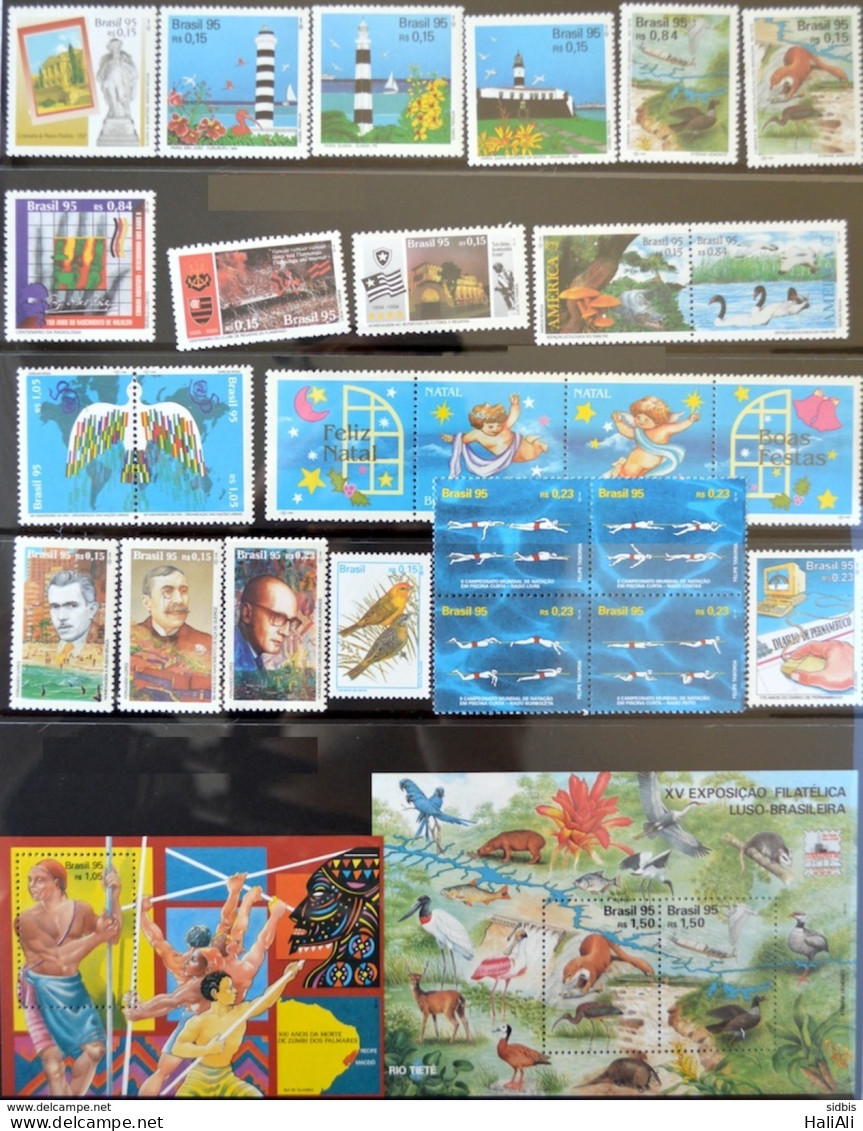 Brazil Collection Stamp Yearpack 1995 - Komplette Jahrgänge