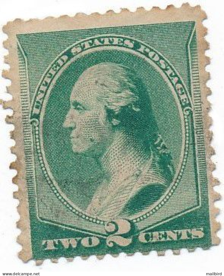 USA 1887 2C Green Washington - Oblitérés