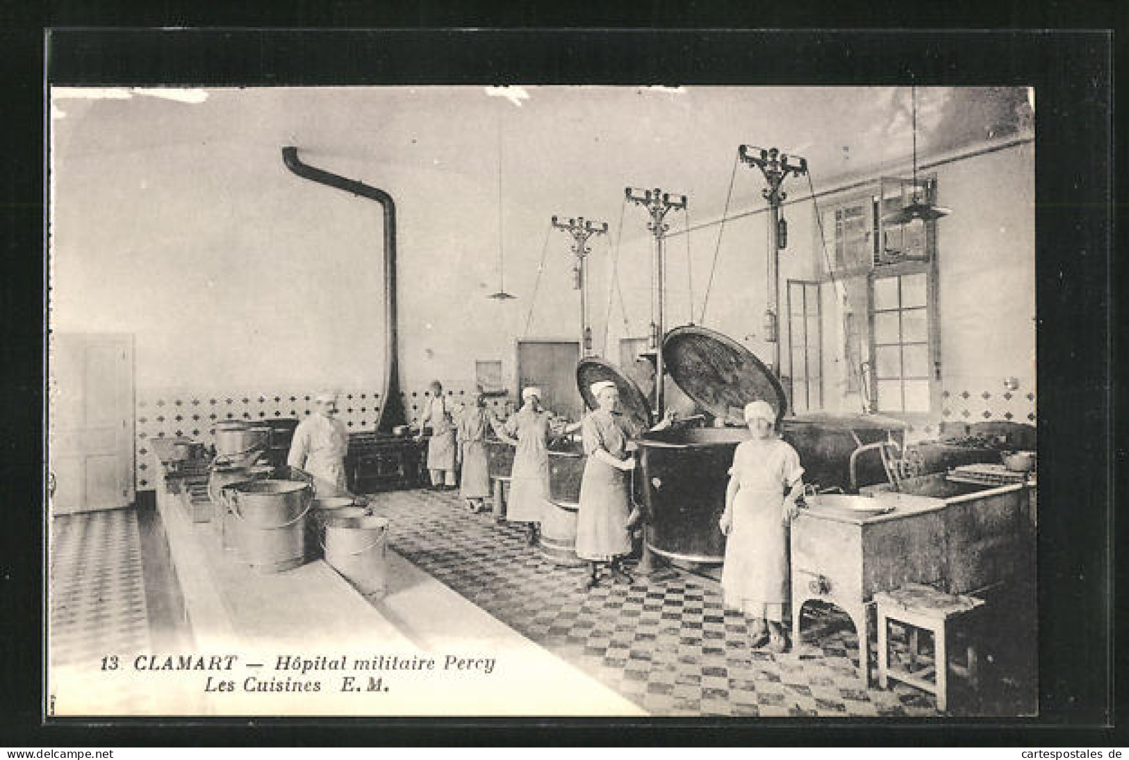 CPA Clamart, Hopital Militaire Percy, Les Cuisines  - Clamart