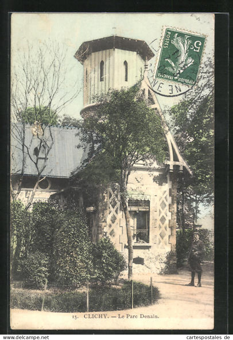 CPA Clichy, Le Parc Denain  - Clichy