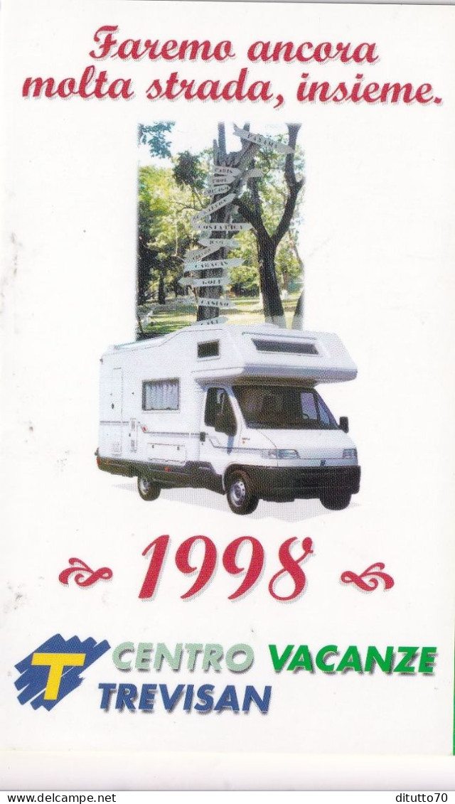Calendarietto - Centro Vacanze Trevisan - Anno 1998 - Kleinformat : 1991-00