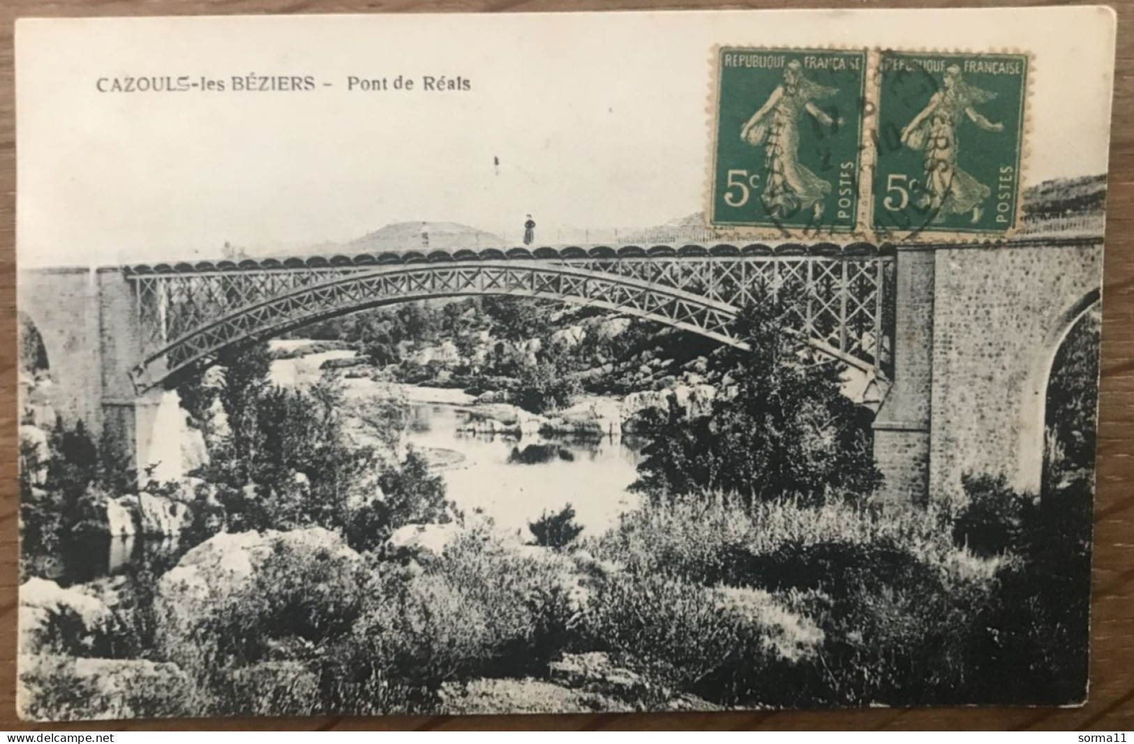 CPA CAZOULS LES BEZIERS 34 Pont De Réals - Andere & Zonder Classificatie