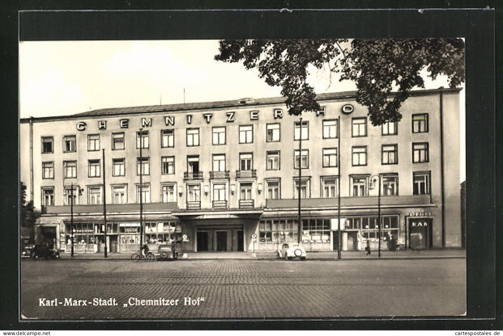 AK Karl-Marx-Stadt, Hotel Chemnitzer Hof  - Chemnitz