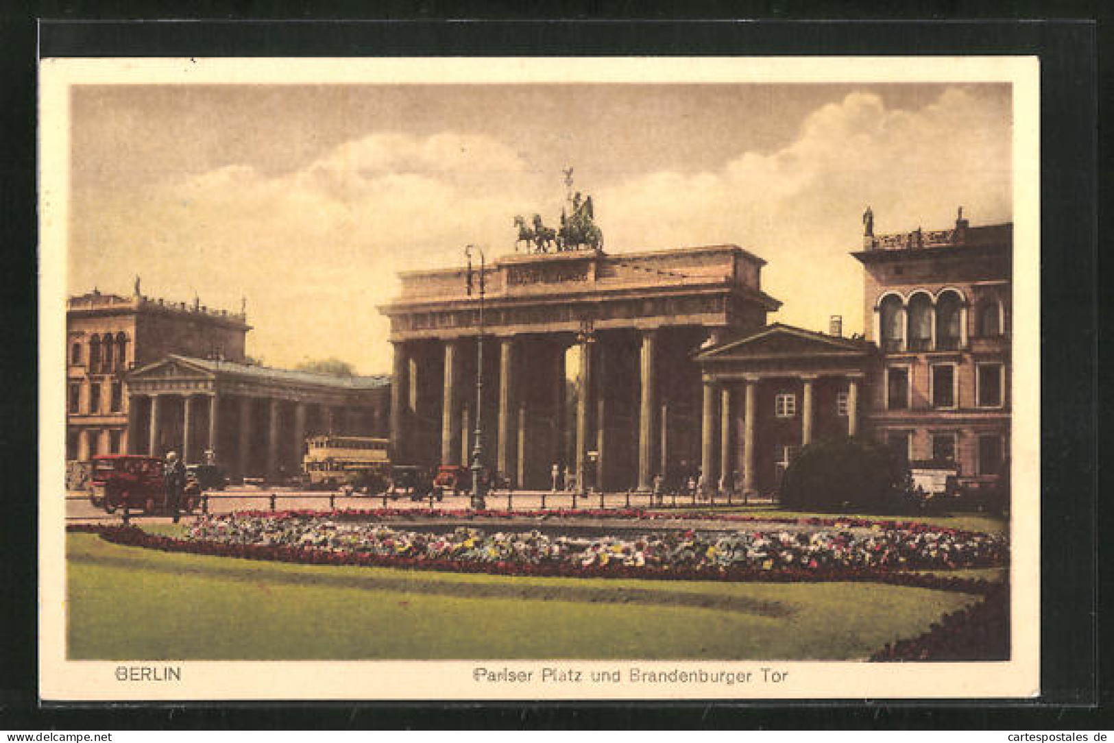 AK Berlin, Pariser Platz Und Brandenburger Tor  - Other & Unclassified