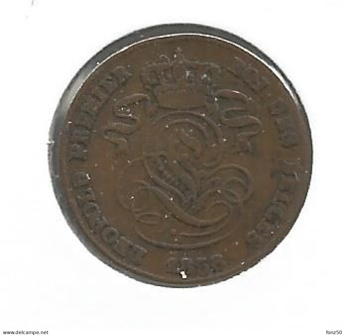 12749 * LEOPOLD I * 5 Cent 1858 * Z.Fraai - 2 Cents