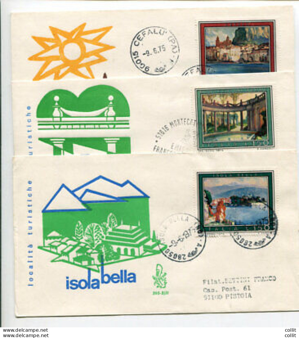 Italia FDC Venetia 1975 Turistica  Viaggiata  Per L'Italia - FDC