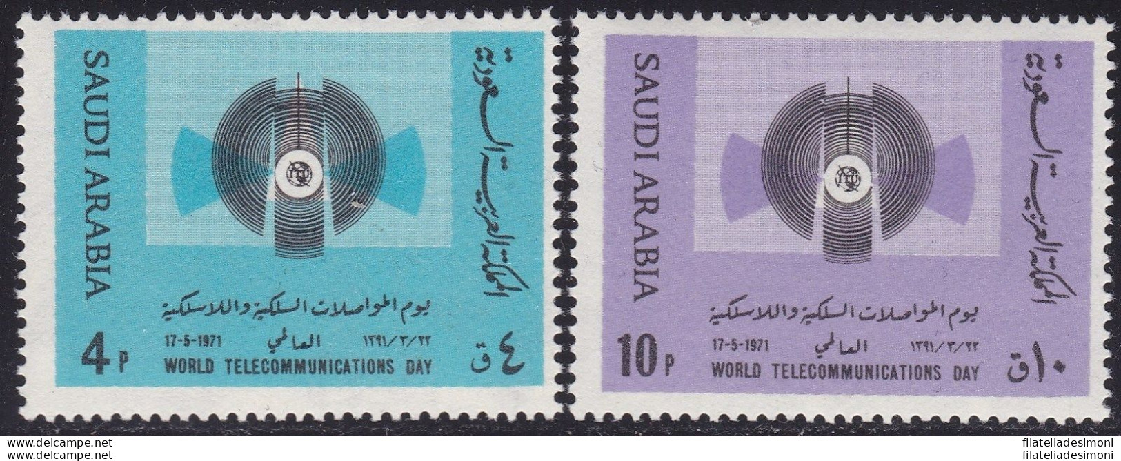 1971 ARABIA SAUDITA/SAUDI ARABIA, SG 1050-1051 MNH/** - Saudi-Arabien