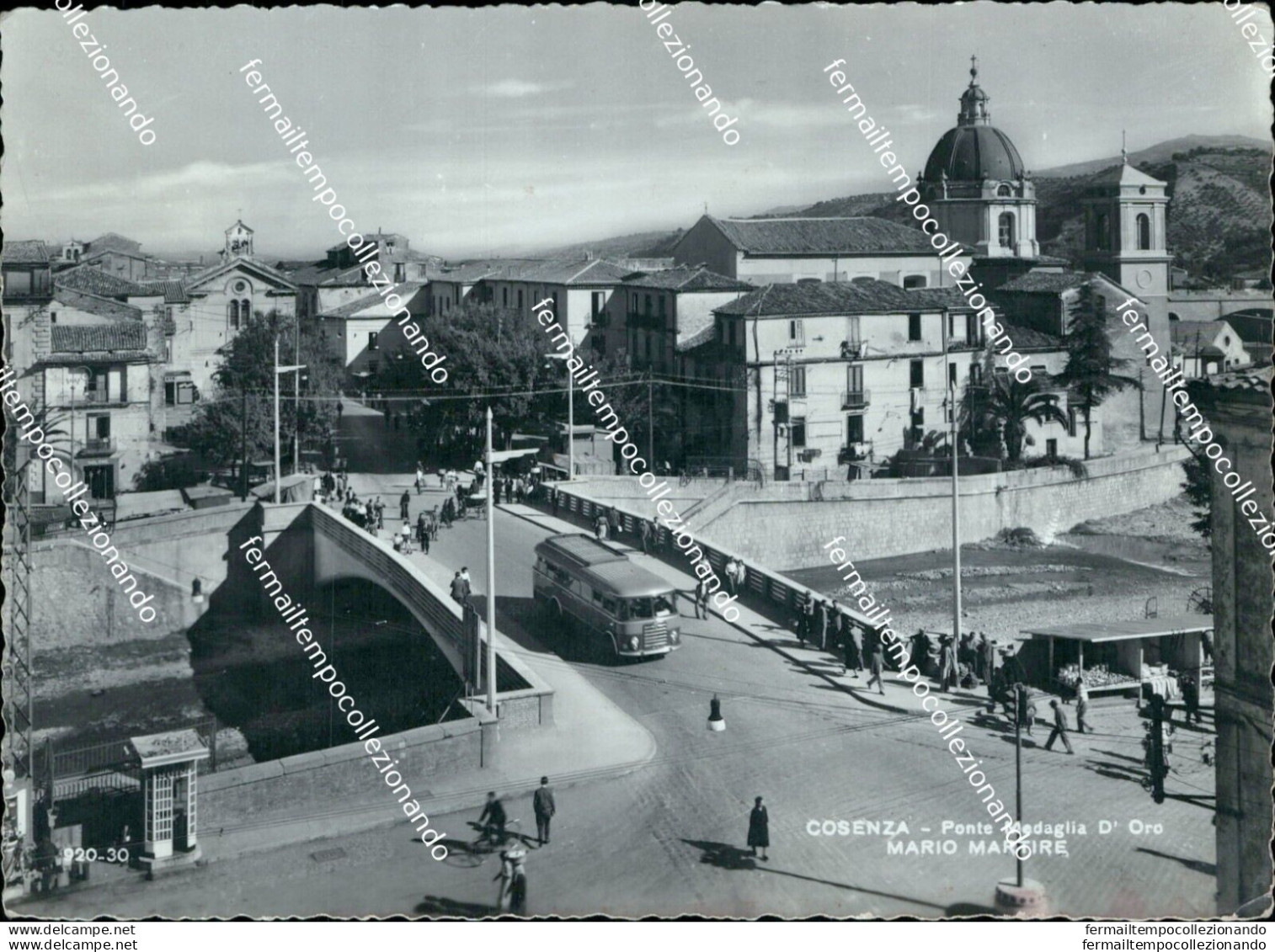 Cl553 Cartolina Cosenza Citta' Ponte Medaglia D'oro Mario Martire Calabria - Cosenza