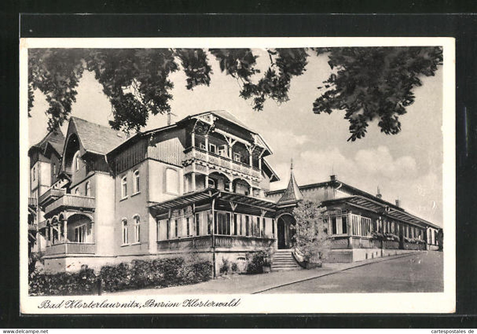 AK Bad Klosterlausnitz, Hotel-Pension Klosterwald  - Bad Klosterlausnitz