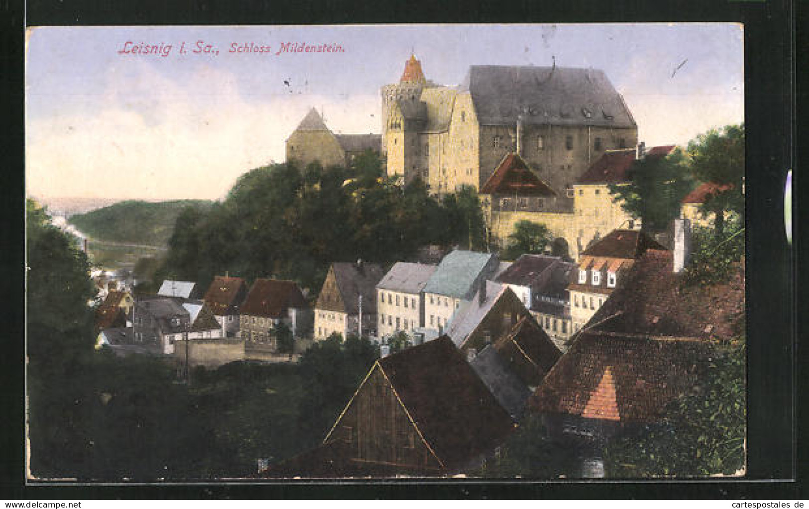 AK Leisnig I. Sa., Schloss Mildenstein  - Leisnig