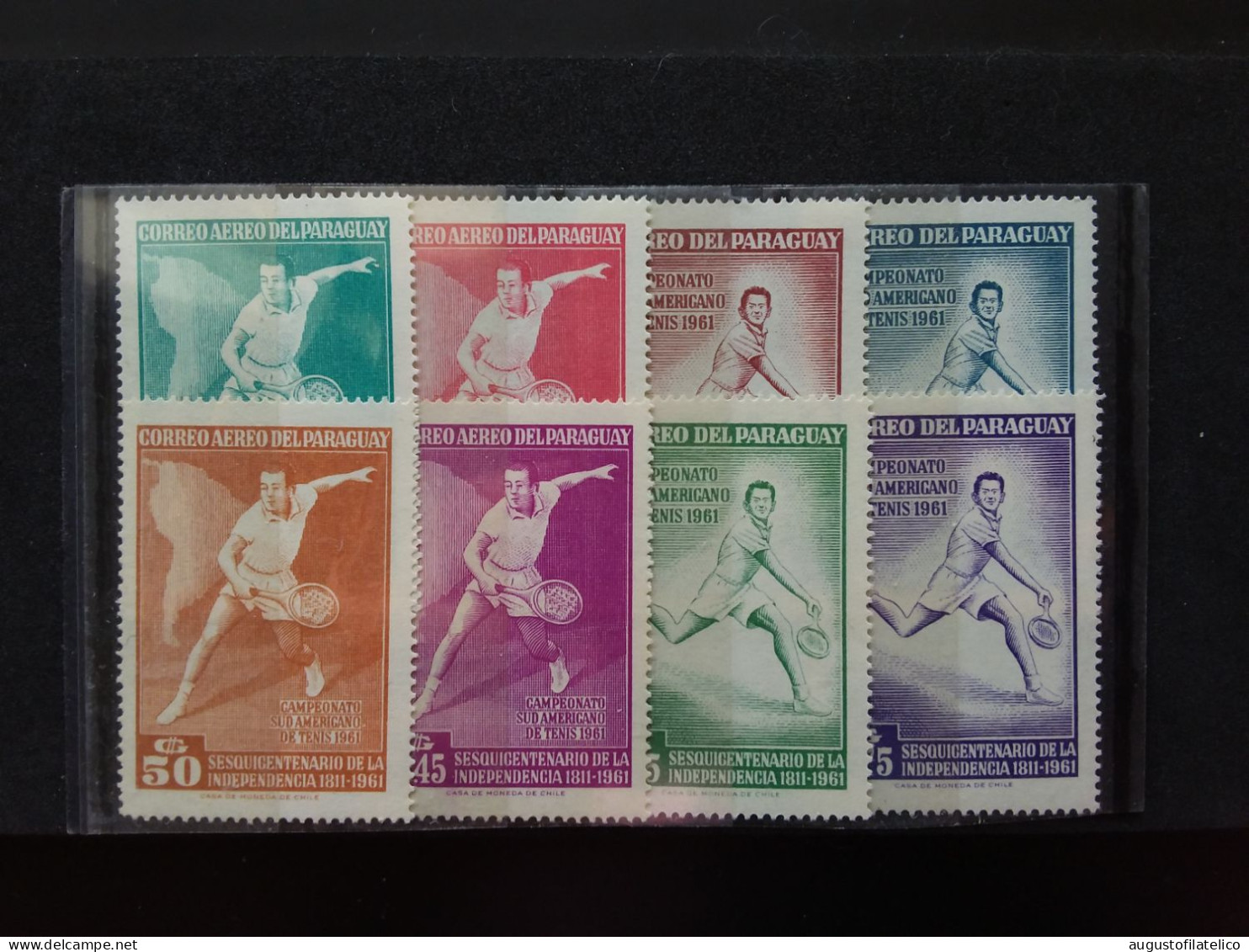 PARAGUAY 1961 - Campionato Sudamericano Di Tennis - Nuovi ** + Spese Postali - Paraguay