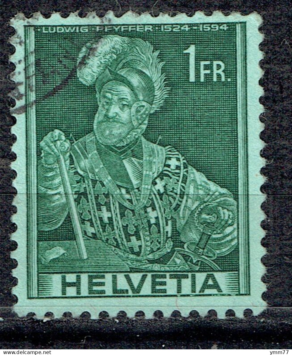 Série Historique : Colonel Ludwig Pfyffer - Used Stamps