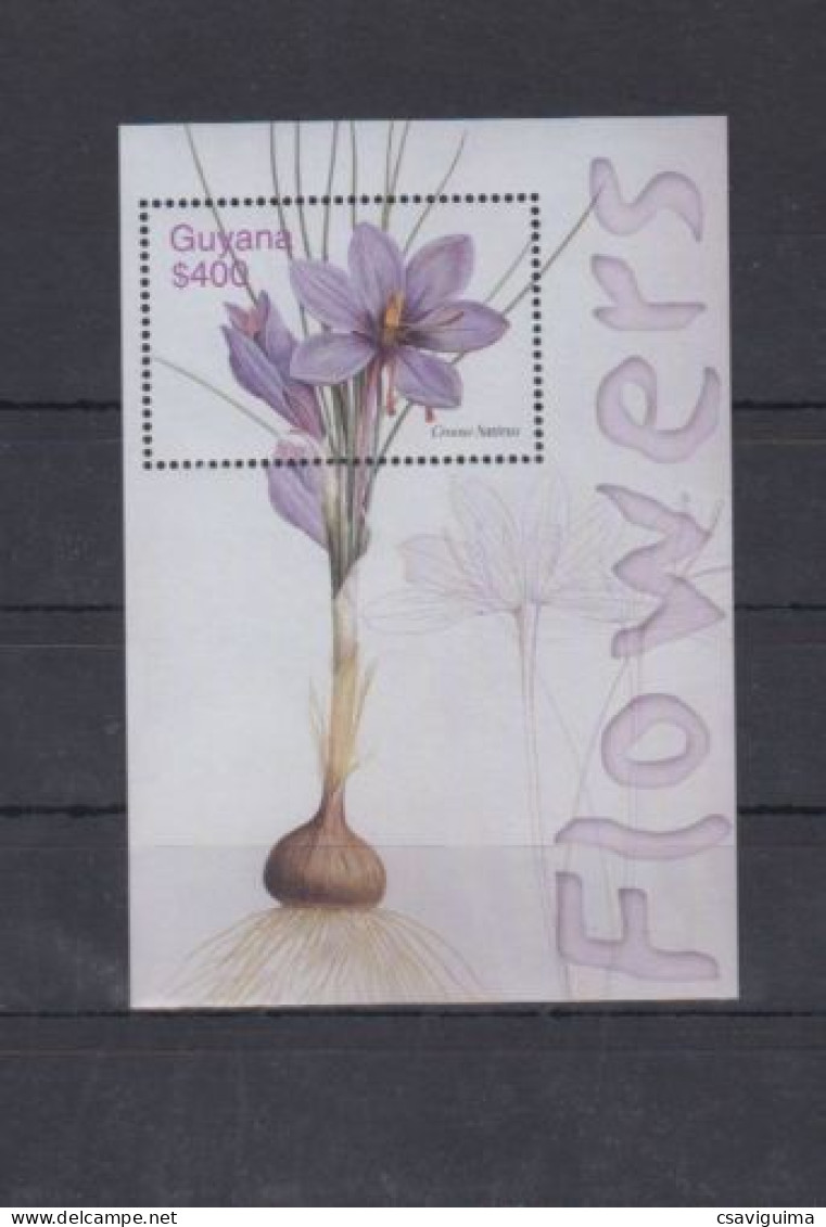 Guyana - 2003 - Flowers - Yv Bf 464 - Other & Unclassified