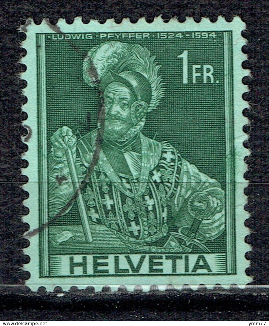 Série Historique : Colonel Ludwig Pfyffer - Used Stamps