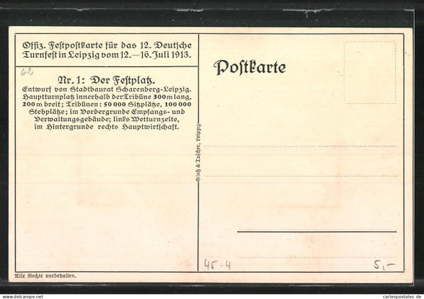 AK Leipzig, 12. Deutsches Turnfest 1913, Festplatz Aus Der Vogelschau  - Other & Unclassified